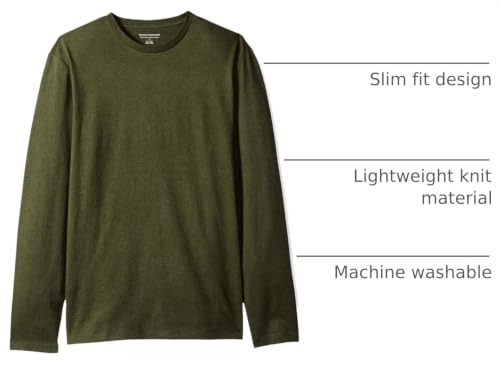 Image of Amazon Essentials Men's Slim-Fit Long Sleeve T-Shirt