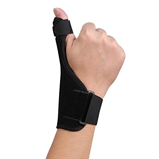 BALACTOR Thumb Spica Splint Brace Stabilizer for Pain, Sprains, Strains, Tendonitis, Soft Tissue Injuries, Carpal Tunnel & Trigger Thumb Immobilizer [Fits for Both Hands]
