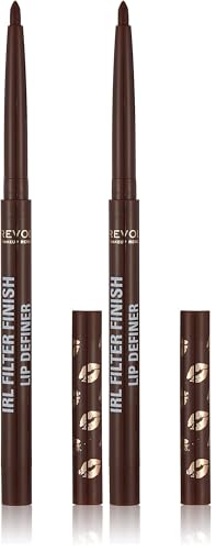 Image of Makeup Revolution IRL Filter Finish Lip Definer, Americano Brown (Pack of 2)