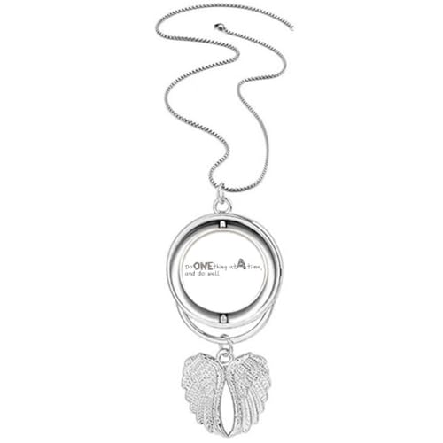 Collier ailes d'ange anti stress pour stopper le multitâche et rester concentré