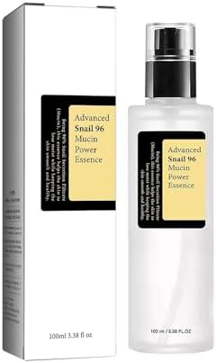 Snail Mucin Serum 96% / Power Repairing Essence 3.38 fl.oz(100 ml) / Hydrating Serum for Face with Snail Secretion Filtrate for Dull Skin & Fine Lines/Korean Skincare.