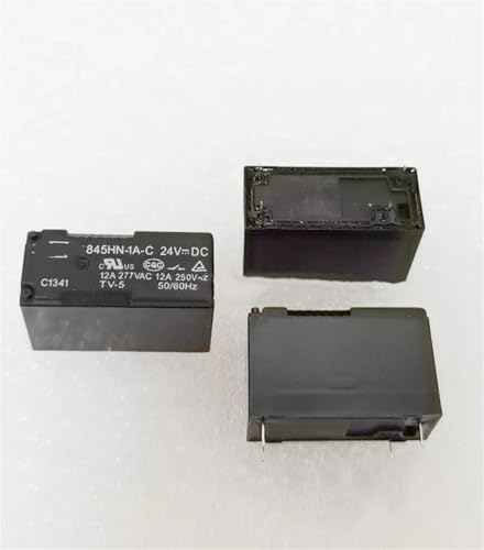 Relais 845HN-1A-C 24VDC à 5 broches 12A pour circuit imprimé