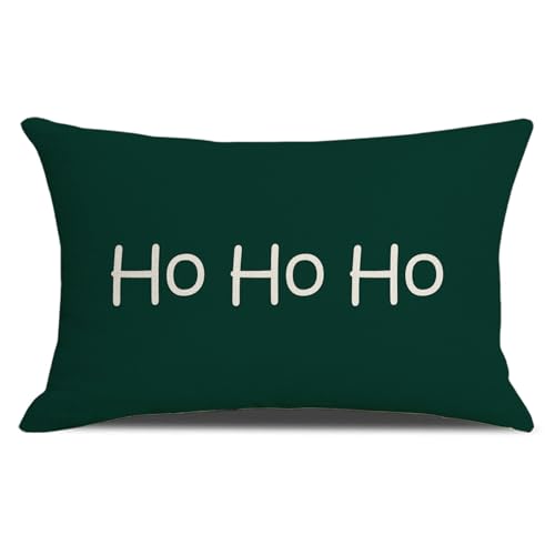 Kissenbezug Weihnachten 30x50, Weihnachtliche Kissenbezüge, Leinen...