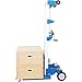 Global Industrial Lightweight Hand Operated Lift Truck with Straddle Legs, 400 Lb. Capacity, 120