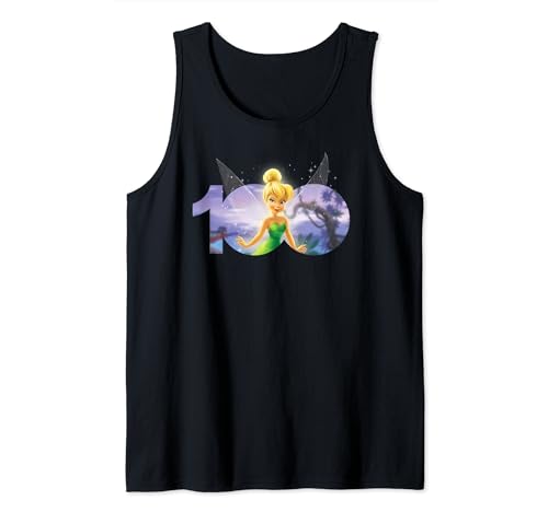 Tank top Disney 100 Peter Pan Tinker Bell vêtement été femme