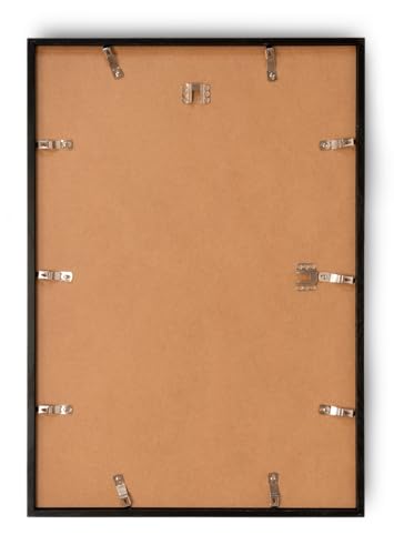 Framelane Bilderrahmen aus Eichenholz, 2er-Set, 40 x 60 cm, Schwarz – Ansicht 2