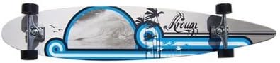 Krown - Longboard Komplettboard Skateboard DS Wave City Surf Pintail Longboard Complete