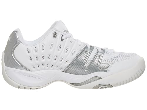 Prince Women's T22 Tennis Shoe,White/Silver,7 M US3