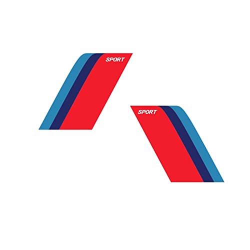 XIAOZHIWEN Autocollants de Voiture Auto Vinyl Film Décalques de la Roue Fender Swools Décoration Compatible avec Universal GM Most Modèles hnxzw (Color Name : A) Cover