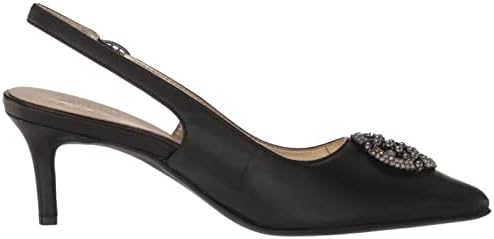 Naturalizer Women's Emily Slingback Heel Black Leather 5.5 M | Image 5