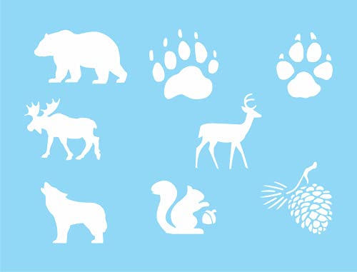 Stencils by Joanie Wildlife Outdoor Stencil 2