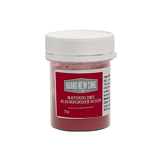BrandNewCake® Colorante en Polvo Natural Rojo 5gr - Colorante Alimentario Comestible para Repostería