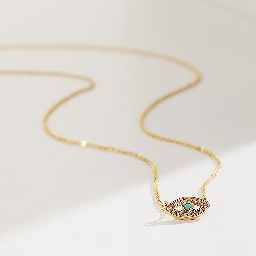 Collner 14K Gold Heart Pendant Necklace for Women Dainty Star Necklace Tiny Evil Eye Choker Necklace Boho Crescent Moon Necklace Minimalist Jewelry4