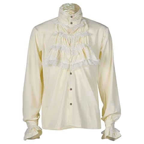 Chemise Gothique Homme Col Montant Cover