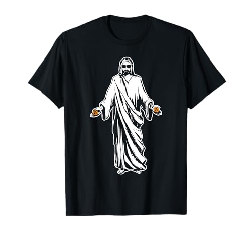 Jesus Bitcoin Divertida Criptomoneda Digital Moneda Camiseta Camiseta