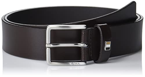 BOSS Men's Engraved Logo Leather Belt