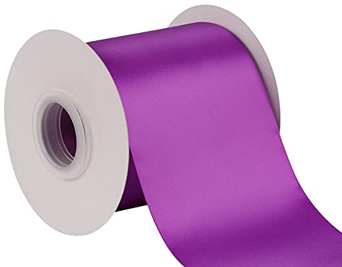 Joycrosso 100mm Double Faced Satin Ribbon 22 Meters-Roll Set for Chair Sash Gift Wrapping Party Favor Home Decoration Craft Supplies