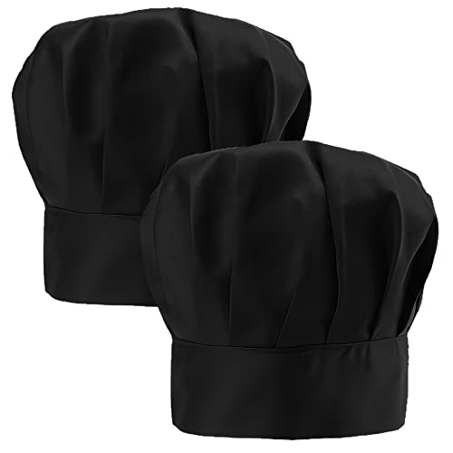 Cappello Da Chef Regolabile In Poliestere - Nero, Circonferenza 51-58 Cm - Foto 7