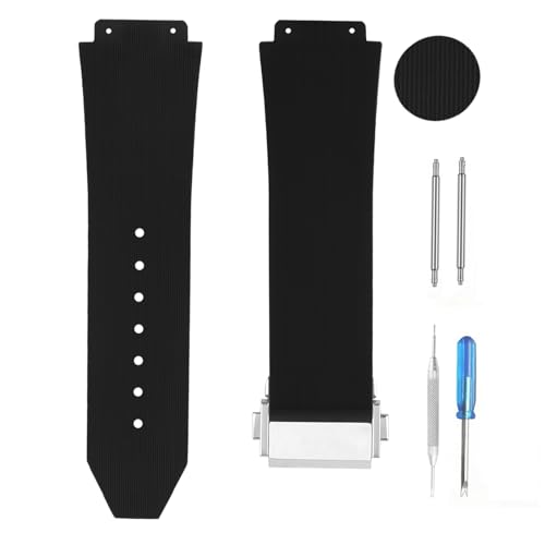 unilabo Rubber Watch Band With Buckle Compatible for Hublot Big Bang 19mmx 25mmx 22mm Silicone Strap Replacement for men and women wirst watchband, XI
