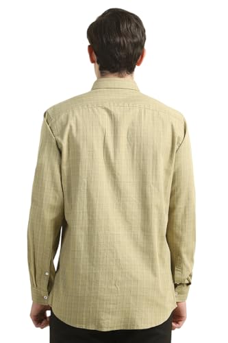 Image of Allen Solly Men's Checkered Formal Shirt | Full Sleeve | Regular Fit | Crisp Tailored Look | Office & Workwear