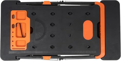 Établi portable pliable multifonction transformable en diable robuste et plateforme de travail