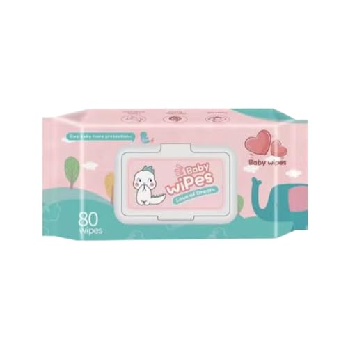 Consumable Corner - Baby Wipes - Hypoallergenic Wet Wipes - Wipe Skin or Surface - Safe for Sensitive Skin - Plant-Based Gentle Formula - Alcohol-Free - Flip-Top Lid - Unscented - 1 Pack - 80 Count