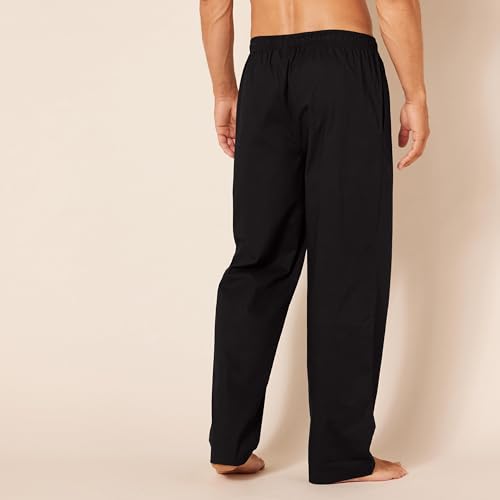 Amazon Essentials Men's Straight-Fit Woven Pyjama Bottoms with Pockets