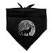 Wolf Howling Moon Silhouette Dog Pet Bandana