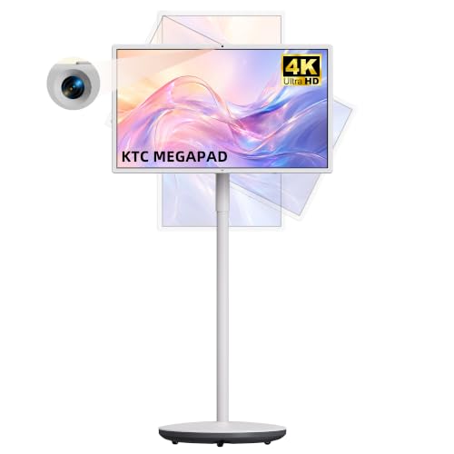 Image of KTC MEGAPAD 32 Inch 4K Smart Portable Touchscreen TV on Wheels, A32Q7S