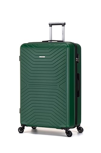 FLYMAX XL 32 Extra Large Suitcase 4 Wheel Lightweight Luggage Hard Shell Check in Hold Travel ABS 125 Litre Capacity Travel Case with 3 Digit Combination Lock + Telescopic Handle
