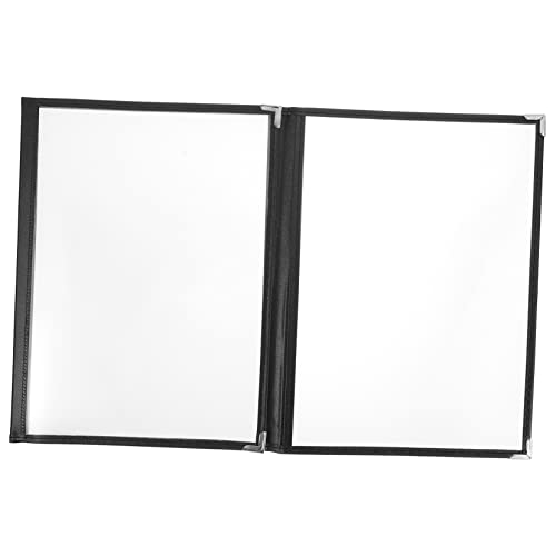 HOLIDYOYO Covers Menu Holder PVC Binder Page Protectors Suitable for Restaurant Diary Journal Business Study