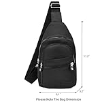 Small Sling Backpack Crossbody Sling Bag, Chest Bag Daypack Fanny Pack Cross Body Bag for Outdoors Hiking Traveling - Image 2