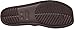 Crocs Women's Miami Toe Loop Sandal Flat, Coffee, 9