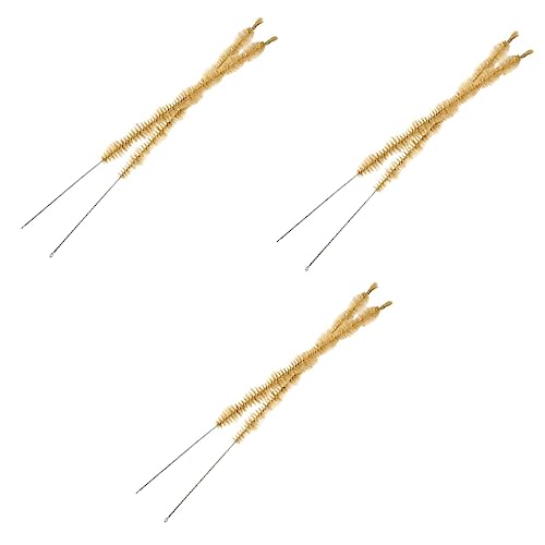 FOMIYES 6 Pcs Spherical Condenser Brush Tube Cleaning Experiment Tube Laboratory Brush for Cleaning Portable Condenser Pipe Laboratory Cleaning Long Cleaning Pipe Cleaning Experiment Brush