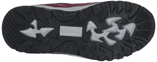 McKinley Jungen Unisex Kinder Maine II Wanderstiefel, Red Wine/Charcoal/Re, 29 EU