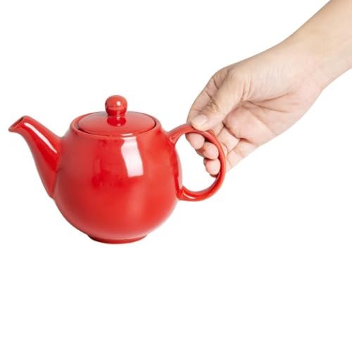 Tetera de café roja Olympia de 450 ml para hostelería y hogar (caja 2) 4