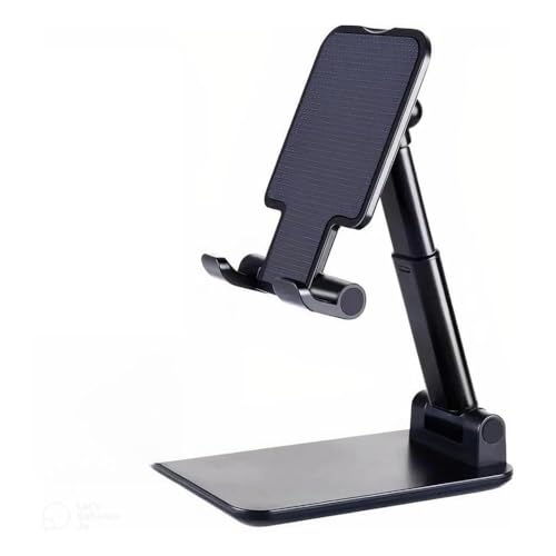 Suporte para Celular Ajustável de Mesa Retrátil e Dobrável | Estável, Portátil e Compatível com Todos os Smartphones