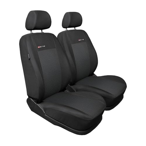 Mossa - Maßgeschneiderte Sitzbezüge Auto kompatibel mit VW Volkswagen Caddy III Cargo (2004-2015) - Autositzbezüge Schonbezüge für Autositze - E3 2