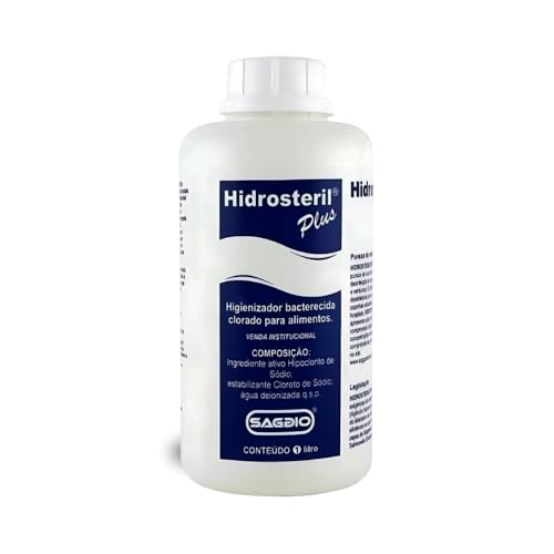 Higienizador Bactericida Hidrosteril Plus : 1 Litro - Ideal para ...