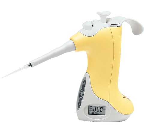 Ovation Single-Channel Adjustable Electronic Pipettor; 5-250 uL/Right