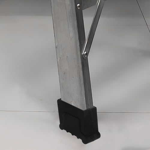 Cubiertas de goma tipo C para escaleras de aluminio Yardwe antideslizantes 6