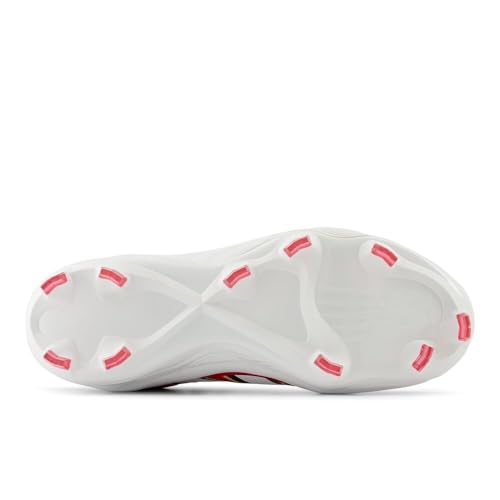 New Balance New Balance Men's Fresh Foam 3000 V7 Molded Baseball Shoe, Team Red/White, 10 M