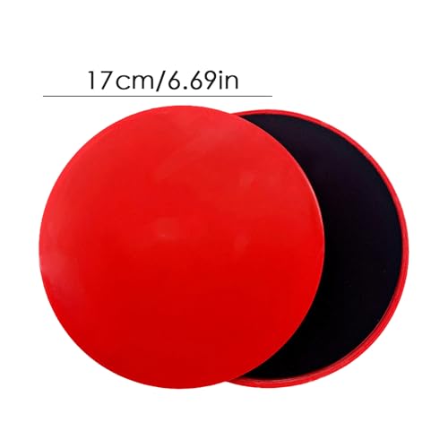Pilates Core Sliders – Disques glisseurs à deux côtés, 2 patins de sol | Appareil d'entraînement abdominal léger et portable – Outil de fitness polyvalent pour l'entraînement de base sur tapis et – Image 6