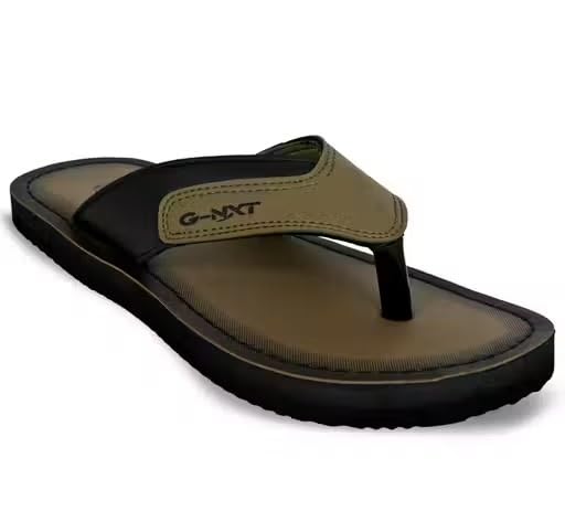 Image of Men's Flip Flops Slippers Comfortable Slip On Pair EVA Rubber Sole Casual Chappals For Daily Home Outdoor Use 32