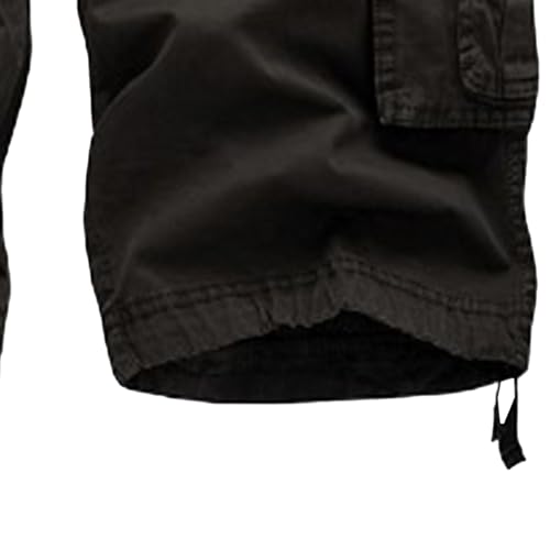 Shorts cargo con cierre y hebilla para hombre miniatura 5