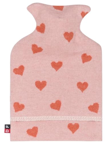 David Fussenegger Wärmflasche Juwel'Herzen' 0,8 L 18 x 28 cm Altrosa