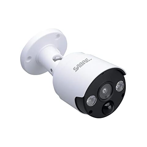 SABRE 2-in-1 Fake Security Camera with Motion Detector Cover