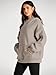 Trendy Queen Womens Plus Size Clothes Fall Fashion 2025 Oversized Hoodies Fleece Sweatshirts Pullover Winter Sweaters Coffee Grey XL