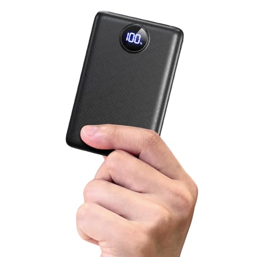 Power Bank, 22.5W Mini PowerBank 20000mAh(USB-C Input & Output), PD 3.0 QC 3.0 Externe Handyakkus mit LED Display, Kompatibel mit iPhone 16 15 14 13
