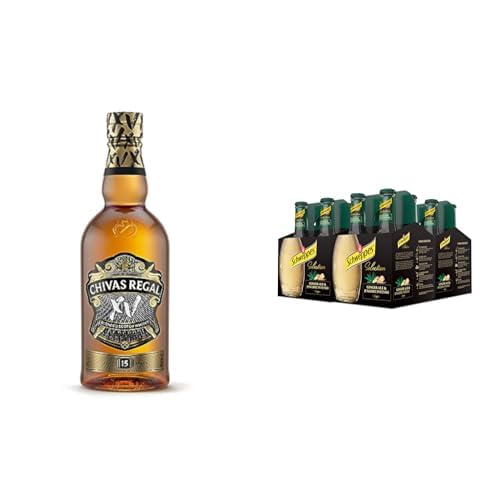 Chivas xv 70cl + Schweppes Ginger Ale Pack 6 cestas 4 x 20 cl
